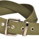 40㎜コットン1ピンベルト ニッケル