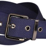 40㎜ナイロン1ピンベルト厚地 クロニッケル