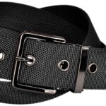 40㎜ナイロン1ピンベルト厚地 クロニッケル