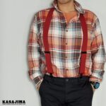 40mmPCサスペンダー X型 男女兼用 カジュアル