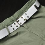 40㎜ナイロン2ピンベルト厚地 ニッケル