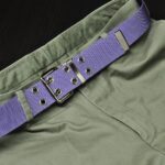 40㎜ナイロン2ピンベルト厚地 ニッケル