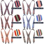 40mmPCサスペンダー X型 男女兼用 カジュアル
