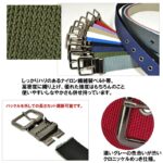 40㎜ナイロン1ピンベルト厚地 クロニッケル